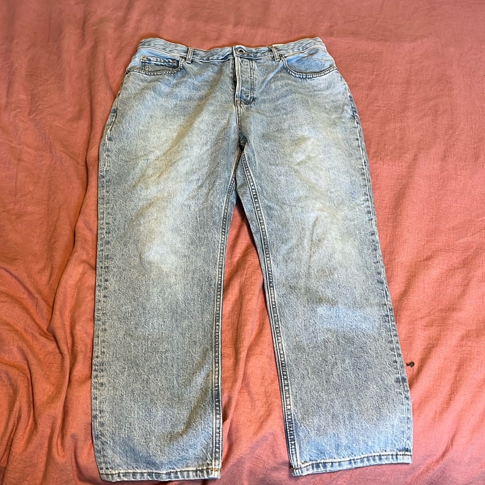 Everlane High rise blue jeans